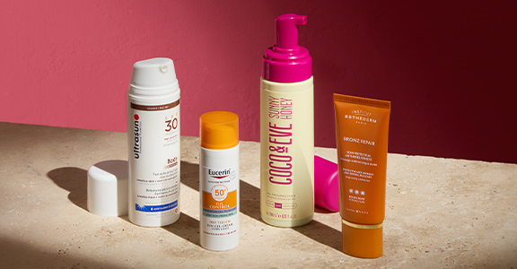 A range of SPF care for the body