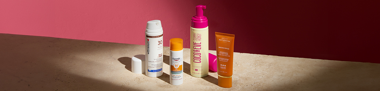 A range of SPF care for the body