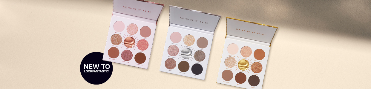 3 eyeshadow palettes from Morphe