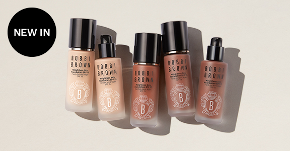 A range of foundations from Bobbi Brown