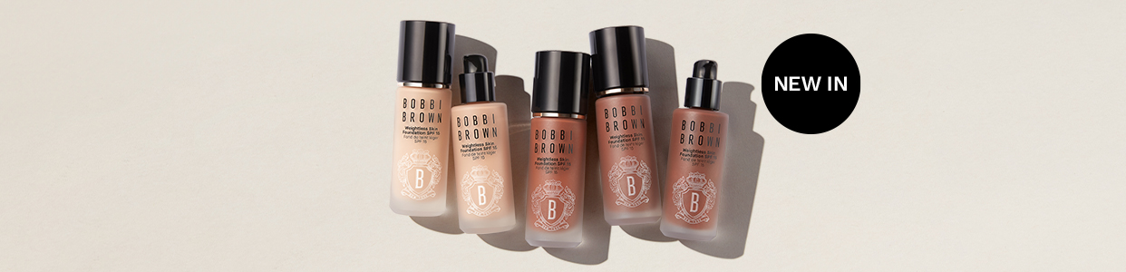 A range of foundations from Bobbi Brown