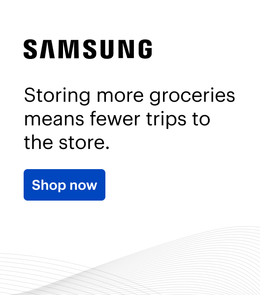 Samsung. Storing more groceries means fewer trips to the store. Shop now.