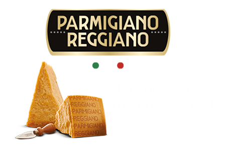 Parmigiano Reggiano. The only way to know it's real.